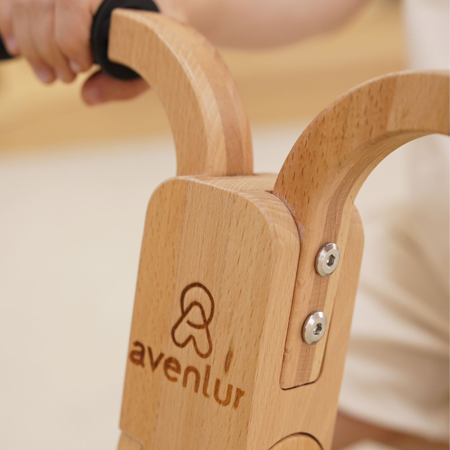 Juneberry 2-in-1 Wooden Scooter & Ride-On Toy for Toddlers