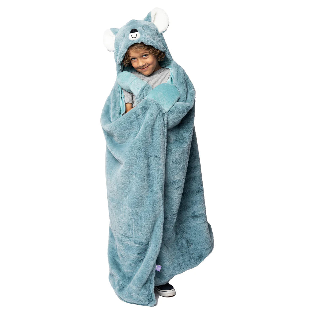 Koala Sensory Weighted Stuffed Animal Robe Hoodie Blanket – Oliver