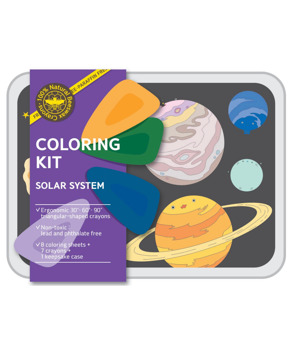 Coloring Kit - 5 units in set - SOLAR SYSTEM Small
