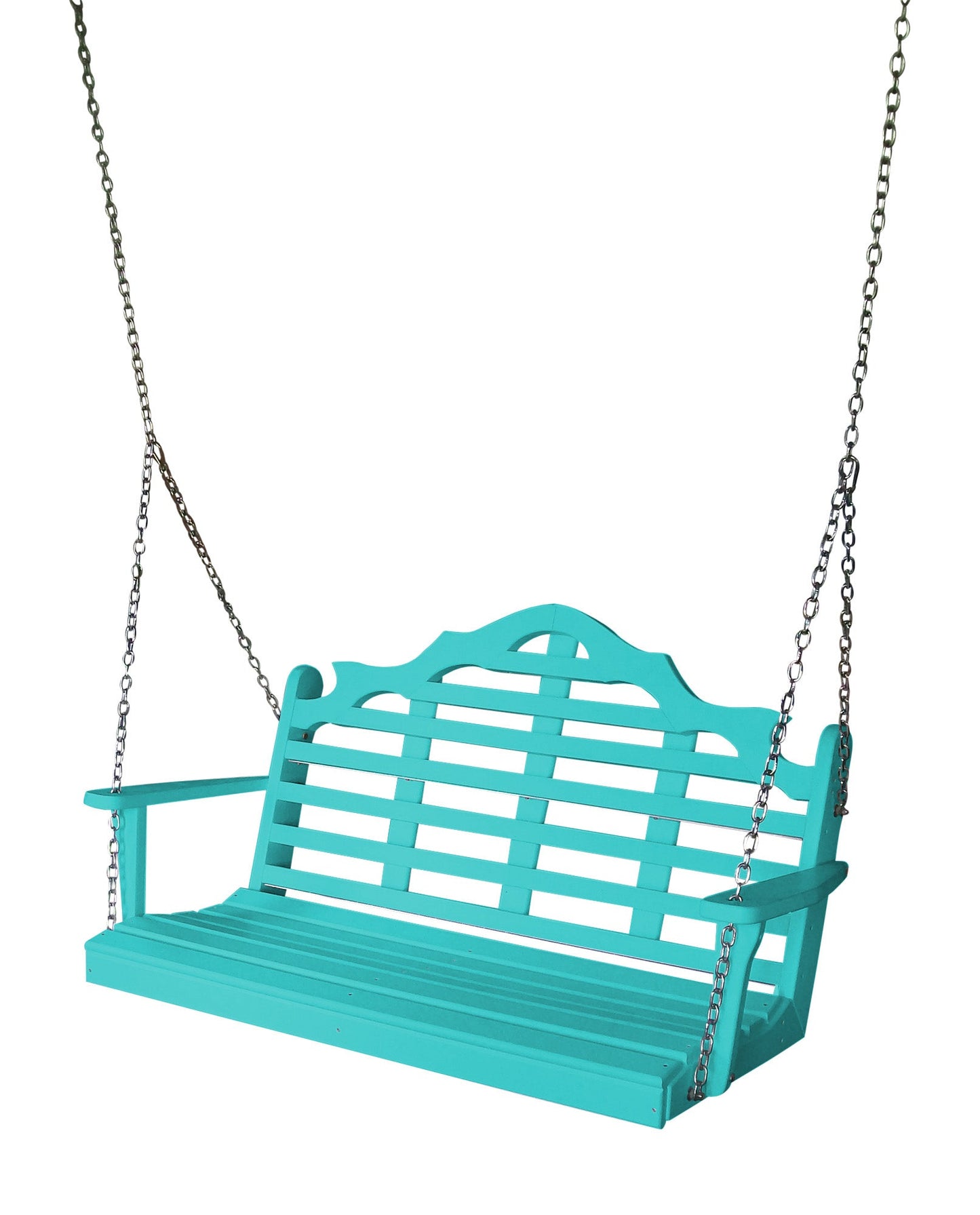 Keystone Amish Co. 5 Foot Milan Recycled Plastic Porch Swing, Aruba