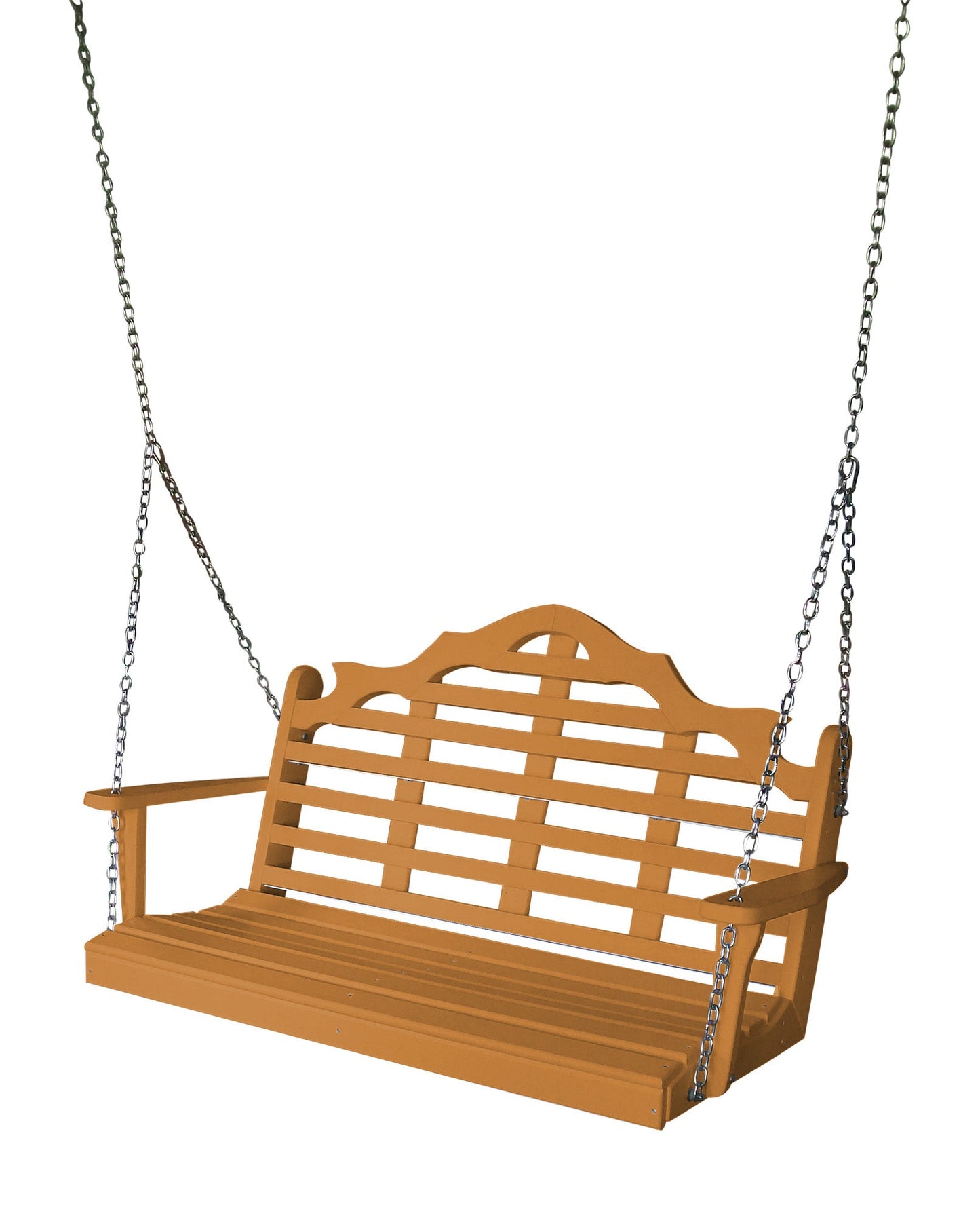 Keystone Amish Co. 4 Foot Milan Recycled Plastic Porch Swing, Cedar