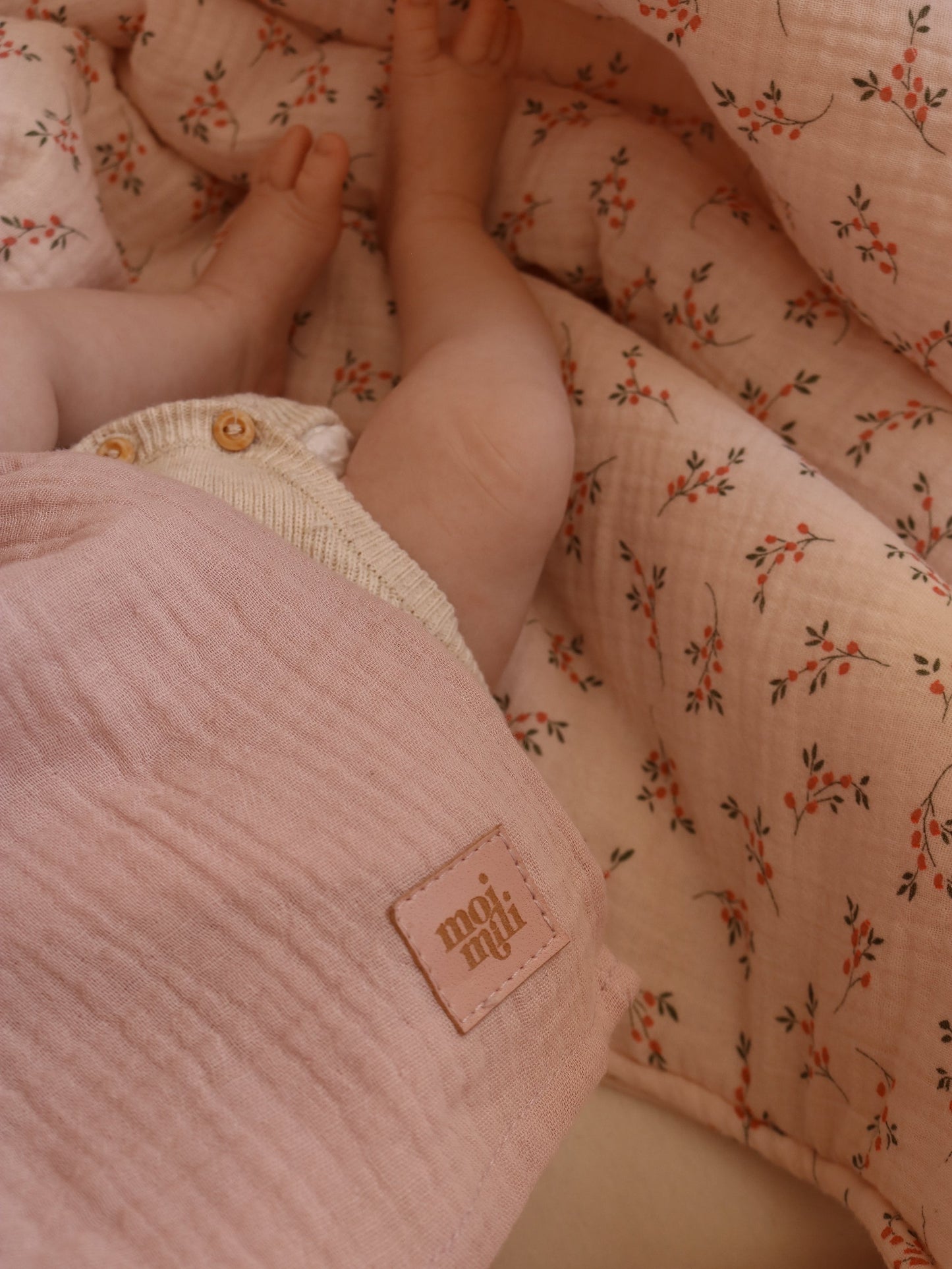 Muslin Baby Pink Baby Swaddle Blanket
