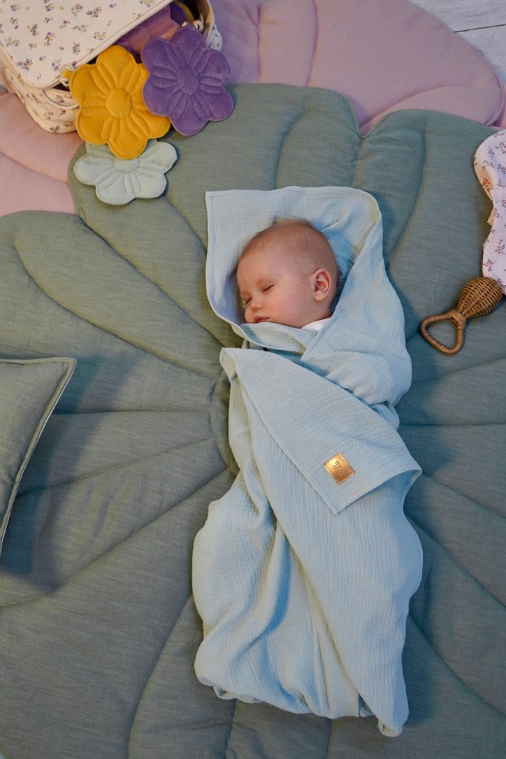 Muslin Mint Baby Swaddle Blanket