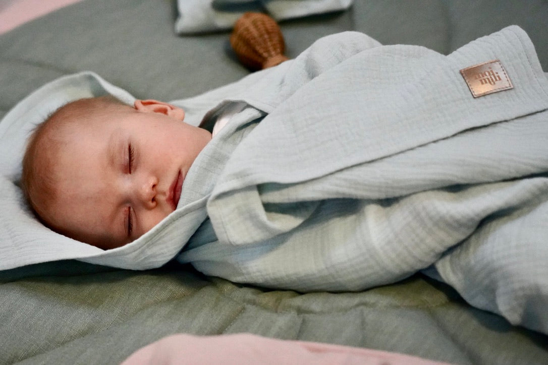 Muslin Mint Baby Swaddle Blanket