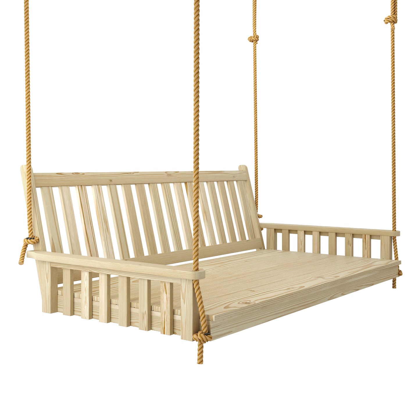 Keystone Amish Co. 5 Foot Franklin Porch Swing Bed, Unfinished
