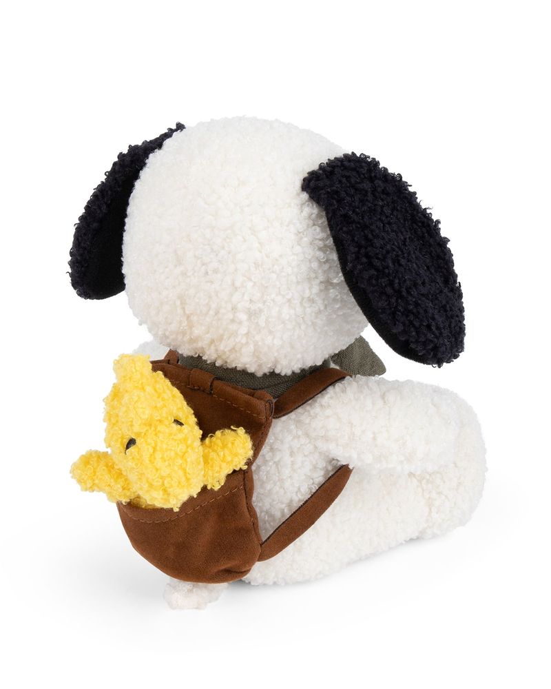 Plush SNOOPY with Woodstock in Backpack 8"