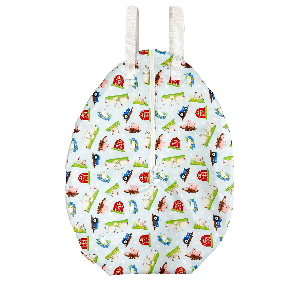 Hanging Wet Bag - Barnyard Babies