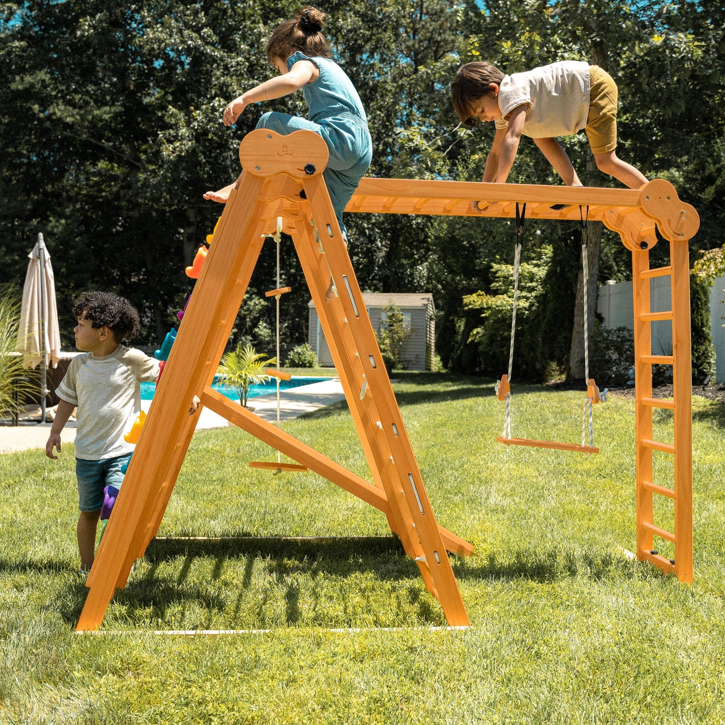 Chestnut - 8-in-1 Jungle Gym for Toddlers