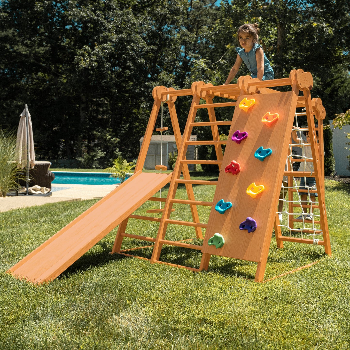 Chestnut - 8-in-1 Jungle Gym for Toddlers