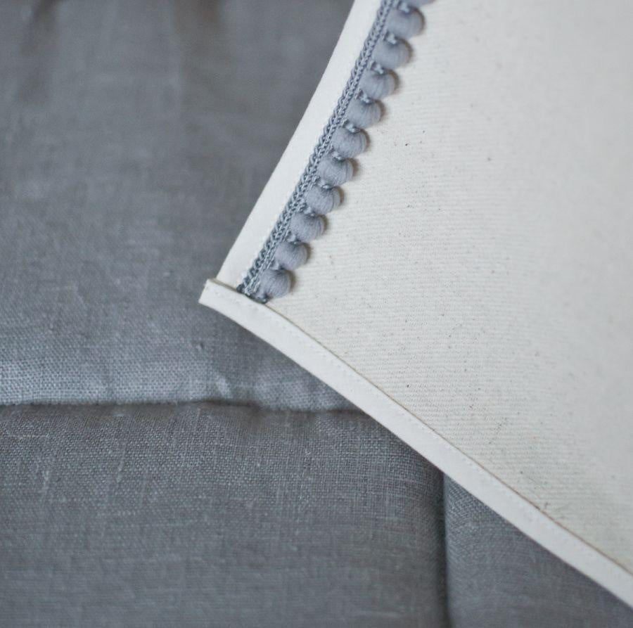 Grey Pompoms Teepee Tent with Pompoms