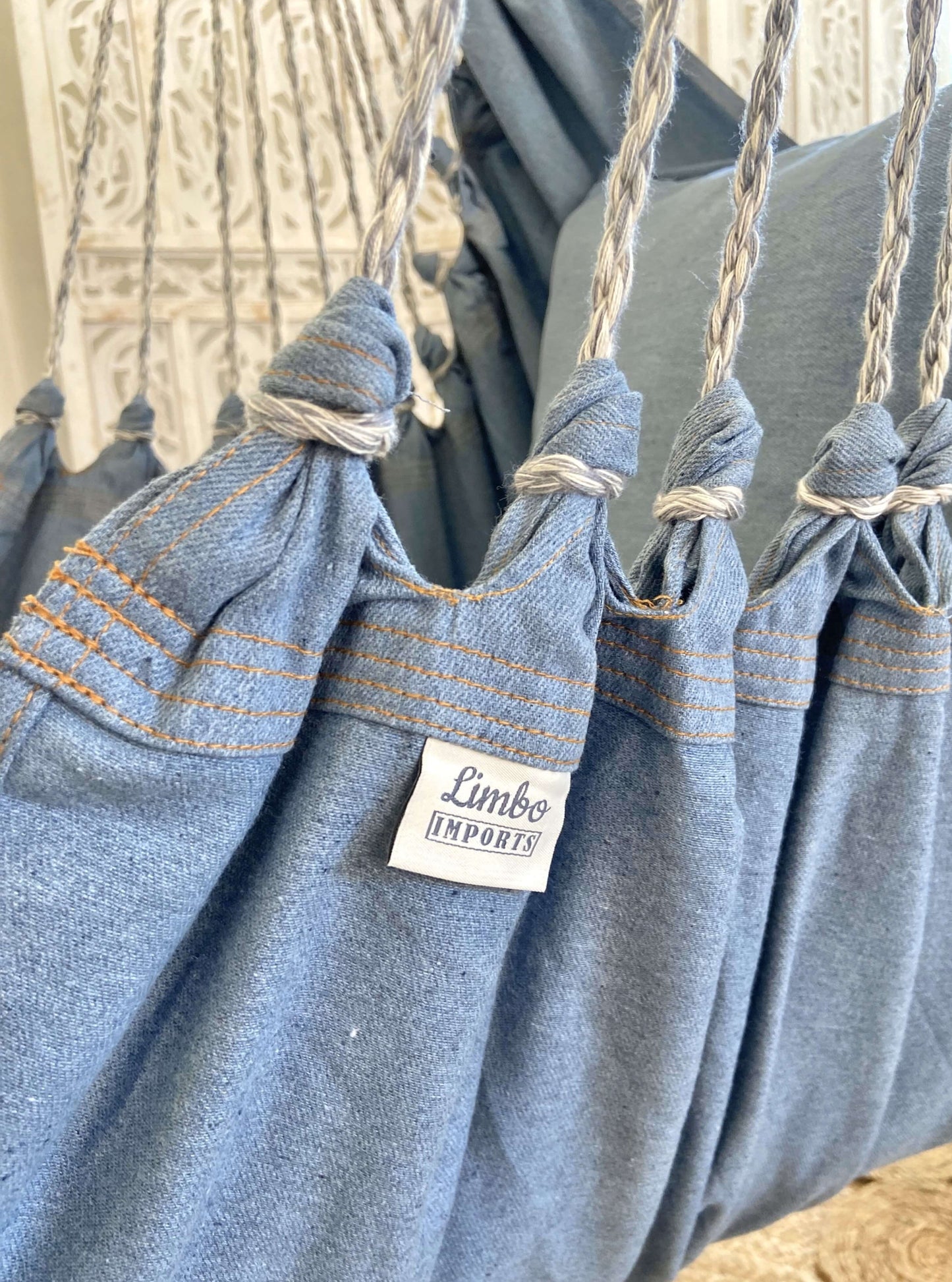 Junior Blue Jeans Hammock Chair Swing | DENIM Jr.