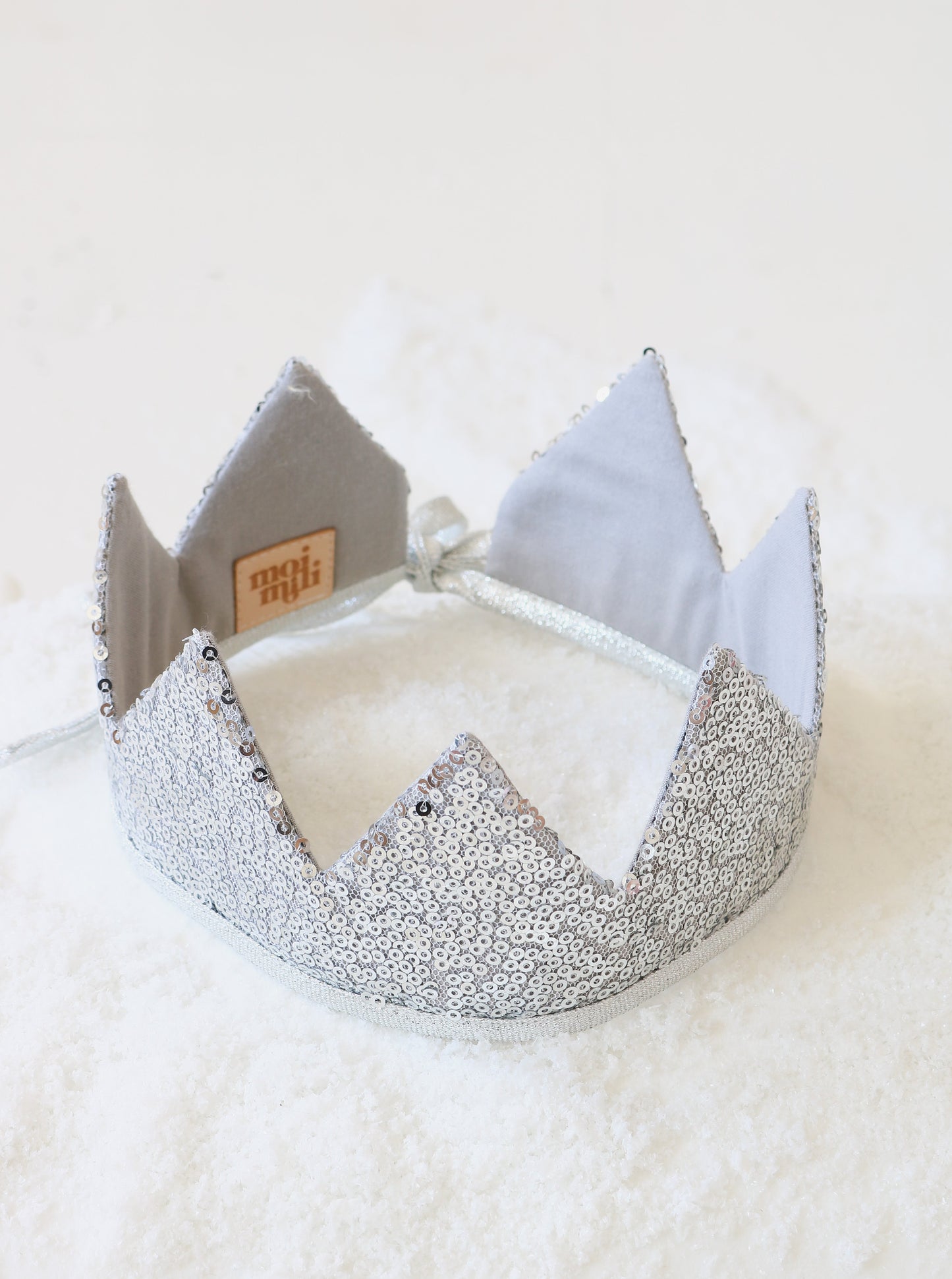 Silver Sequins Fairy Tale Crown