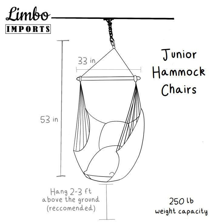 Junior Blue Jeans Hammock Chair Swing | DENIM Jr.