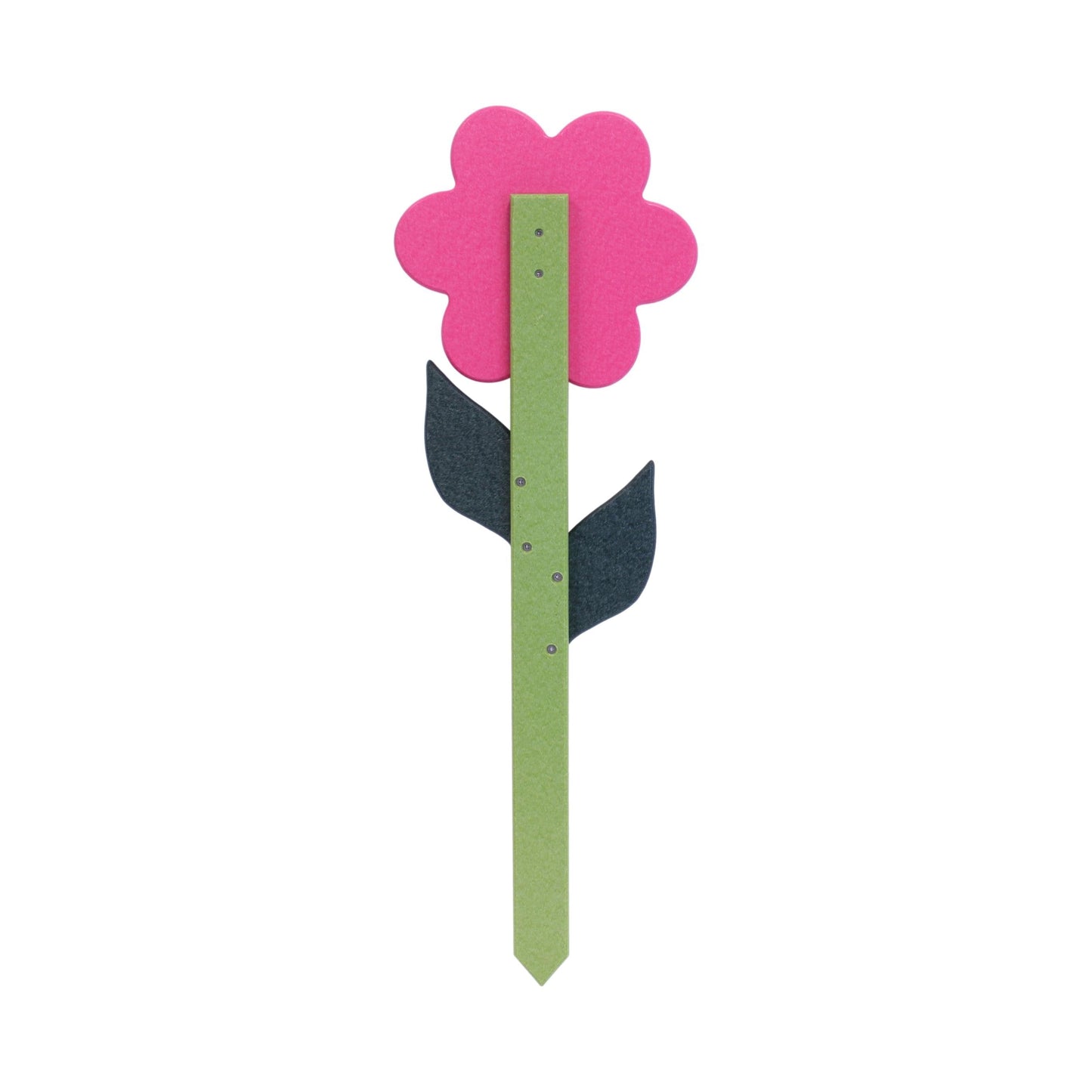 NEW! Decorative Flower Stake for Yard and Garden Décor, Amish-Made with Poly Lumber, Daisy