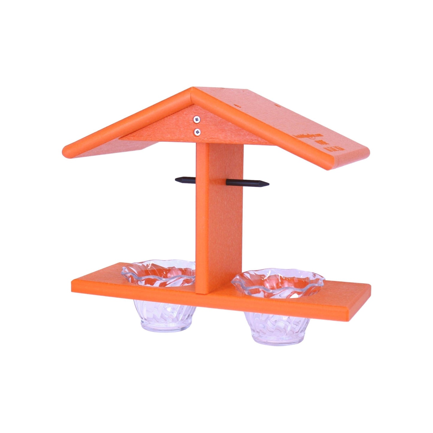 Oriole Bird Feeder, Double-Cup Jelly Feeder with Pegs for Oranges