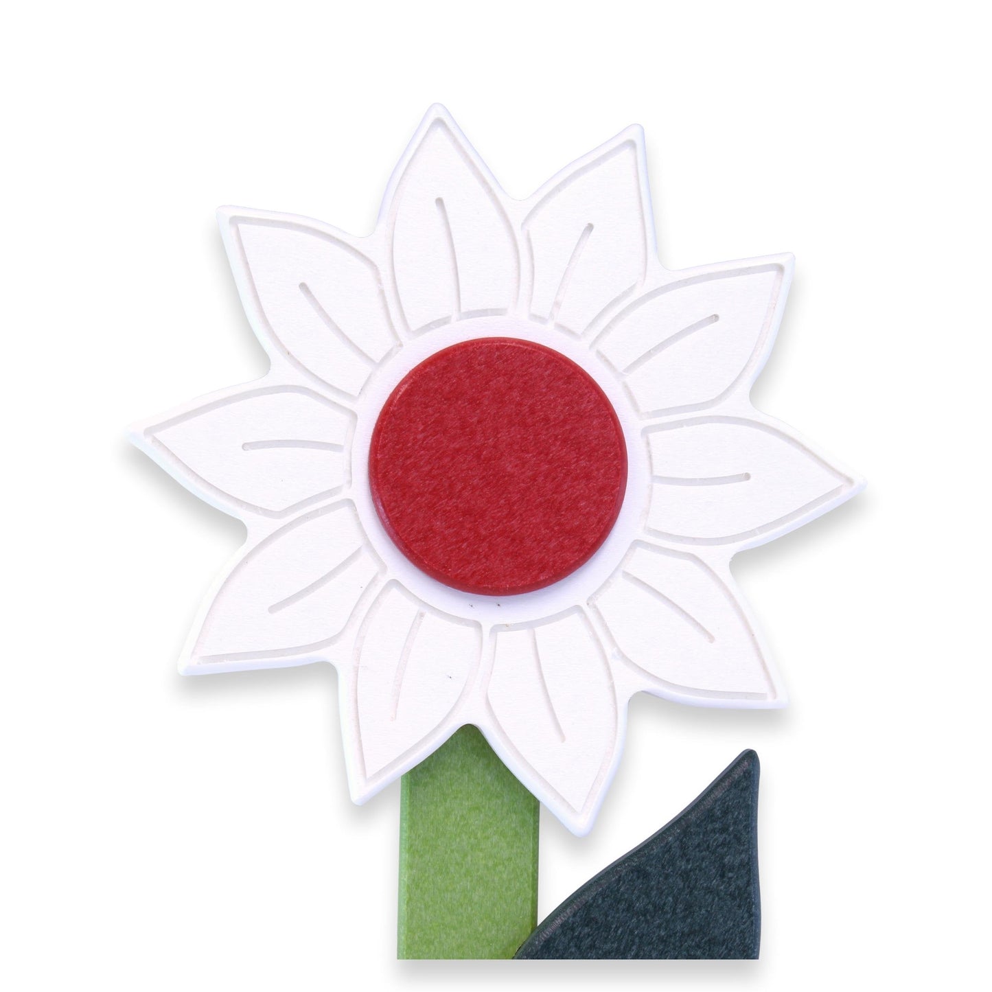 NEW! Decorative Flower Stake for Outdoor Décor, Amish-Made with Poly Lumber, Sunflower