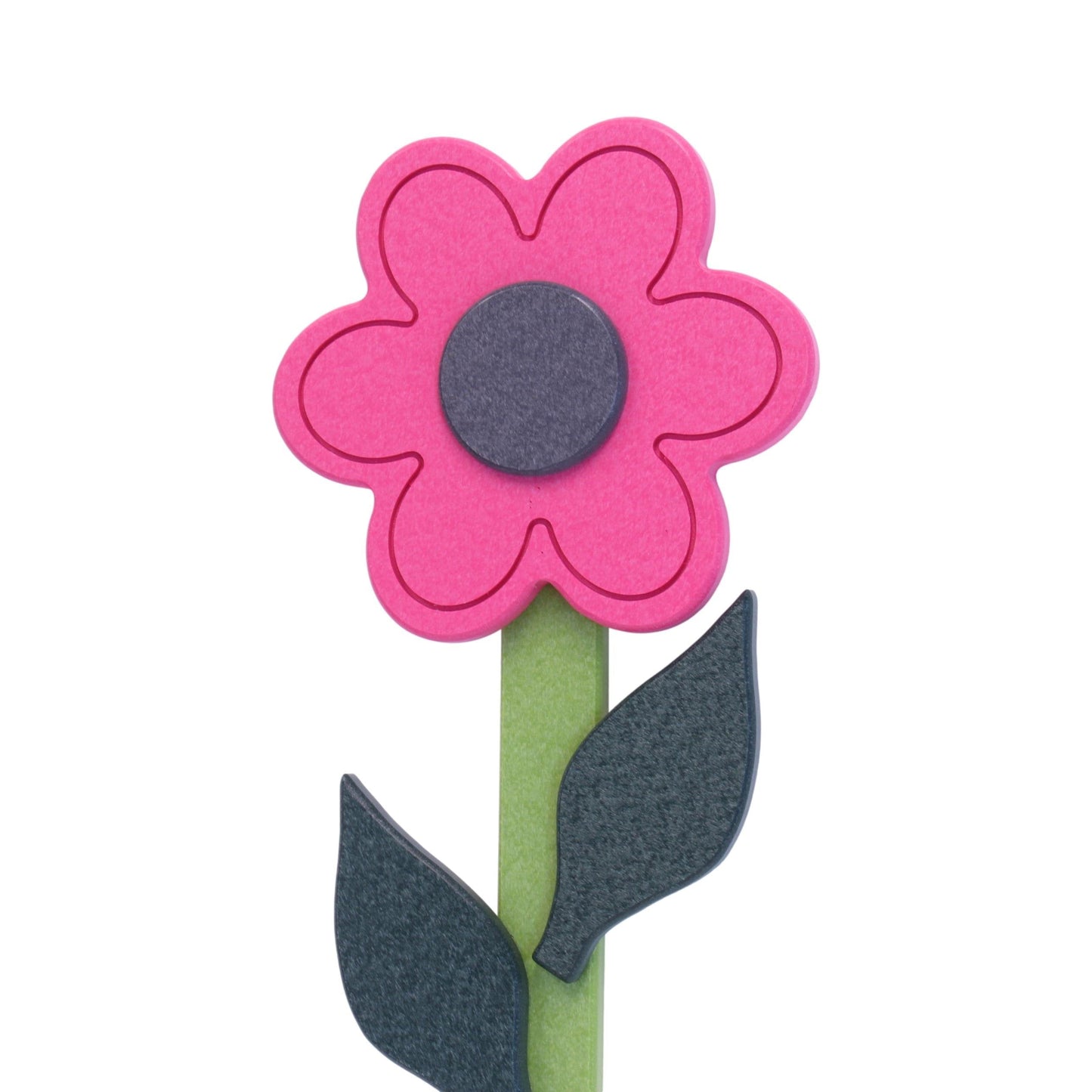 NEW! Decorative Flower Stake for Yard and Garden Décor, Amish-Made with Poly Lumber, Daisy