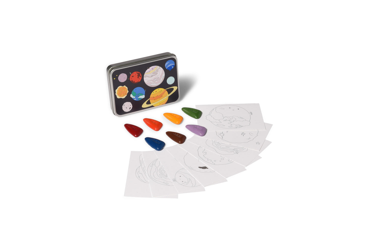 Coloring Kit - 5 units in set - SOLAR SYSTEM  Small