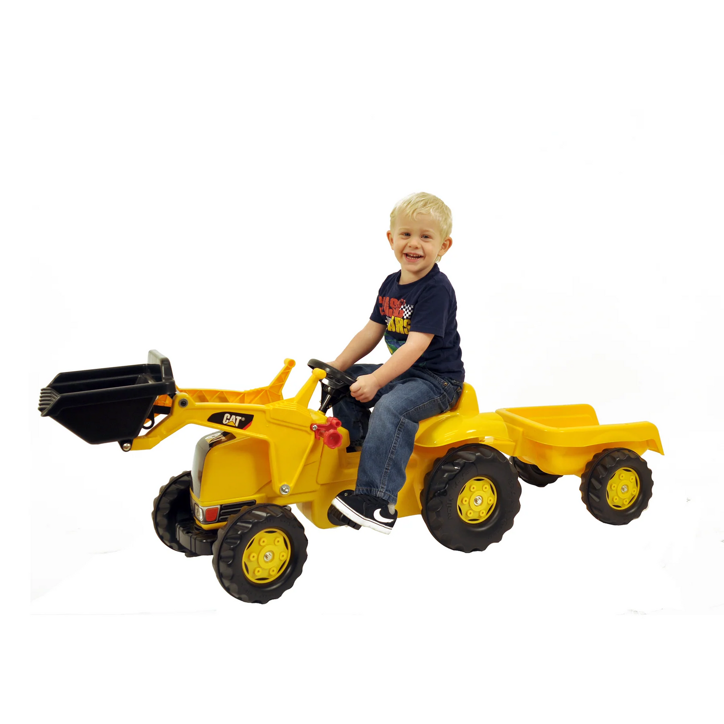 CAT Kid Tractor With Trailer