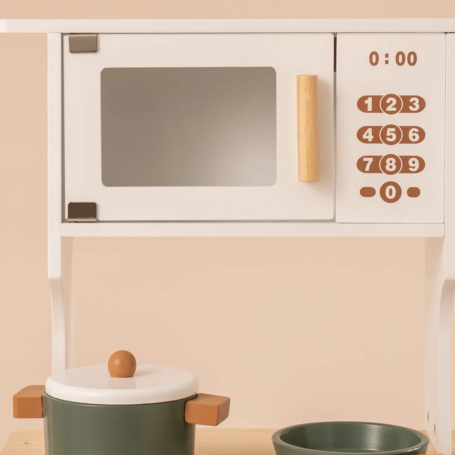 Vintage Green Wooden Play Kitchen - Oliver Ruffus