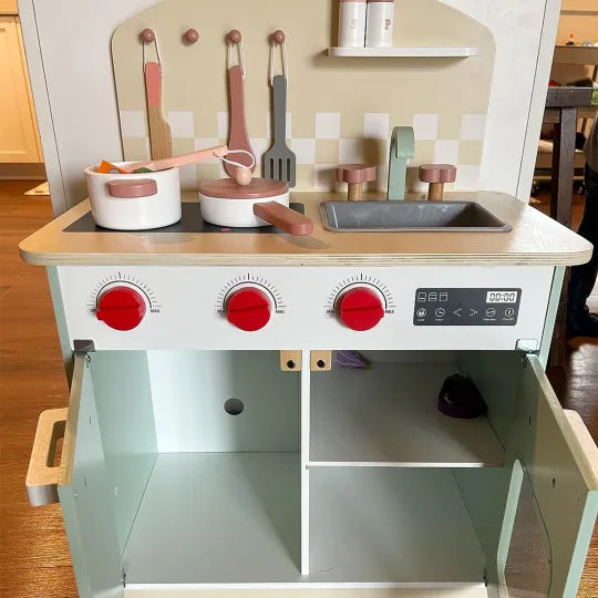 Toddler Kitchen with Play Food - Oliver Ruffus