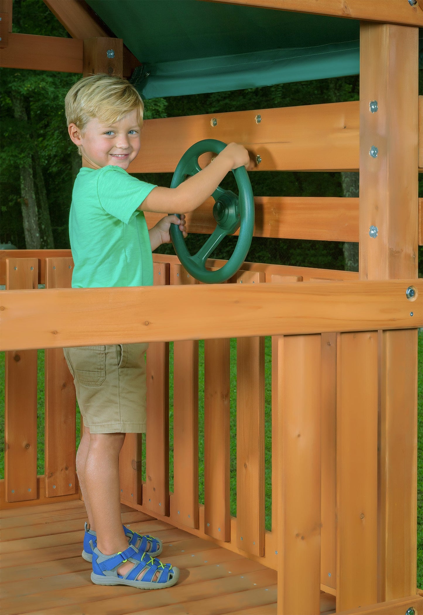 Mountain View Swing Set w/ Tarp Roof