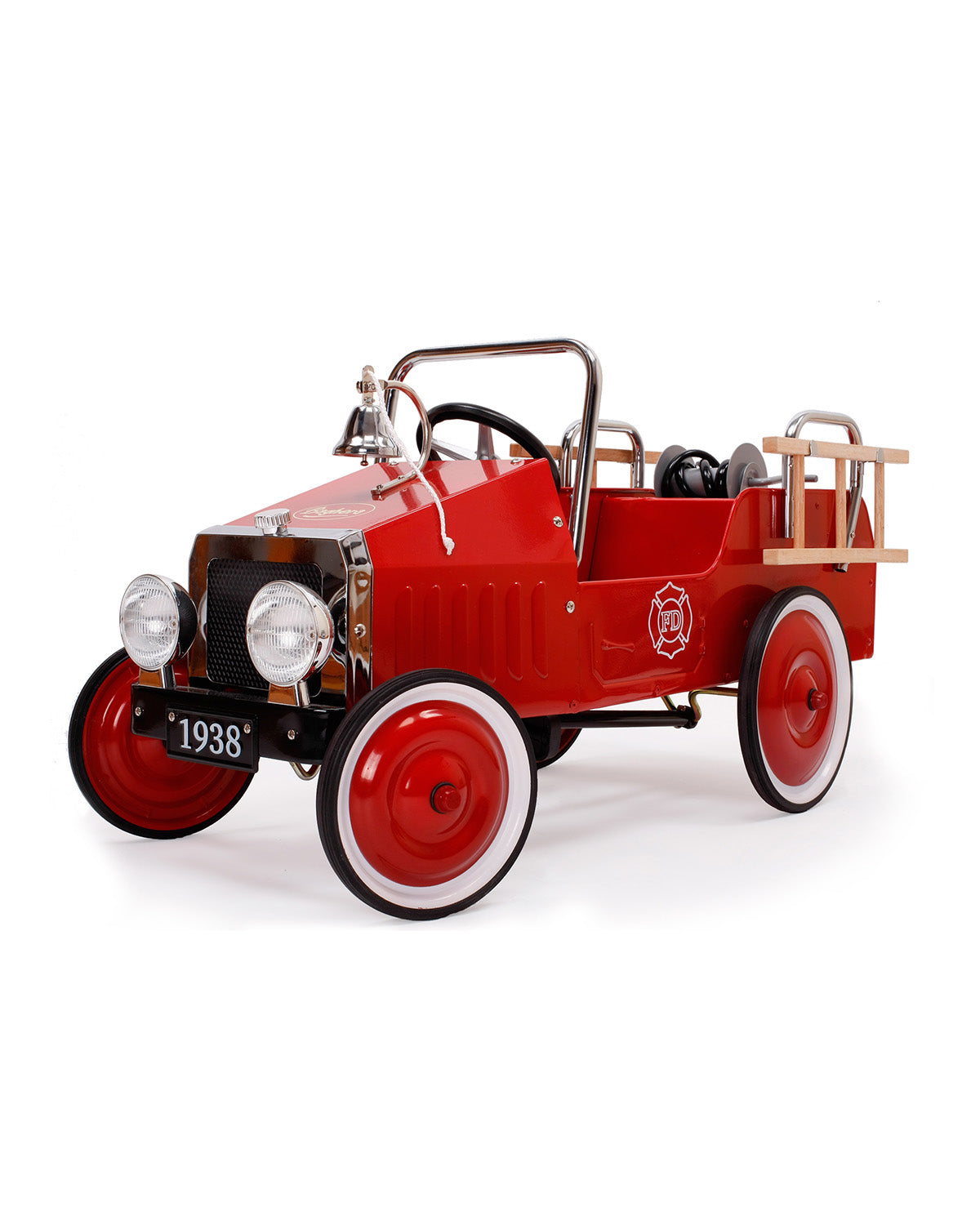 Ride-On Fireman Pedal Car Red