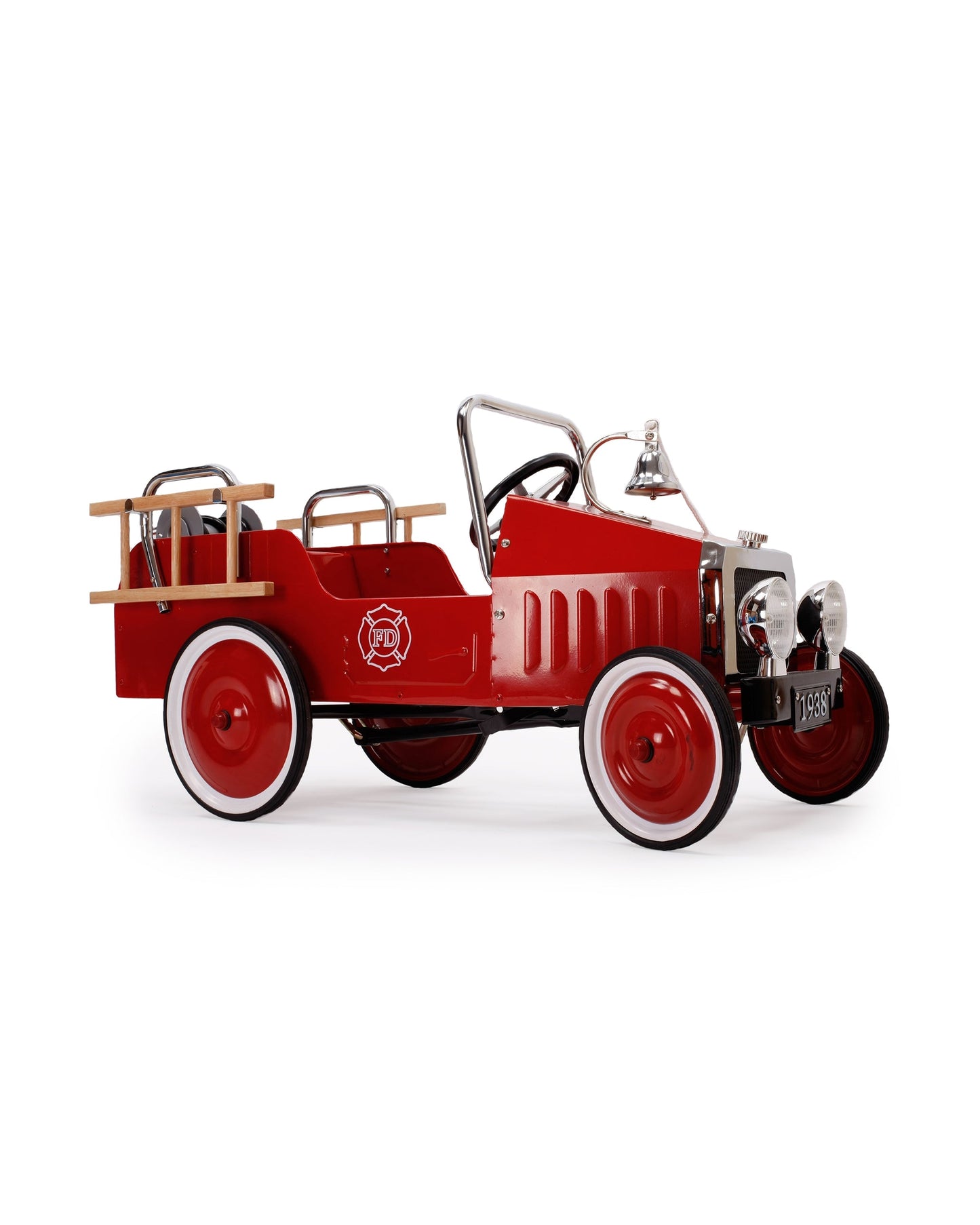 Ride-On Fireman Pedal Car Red