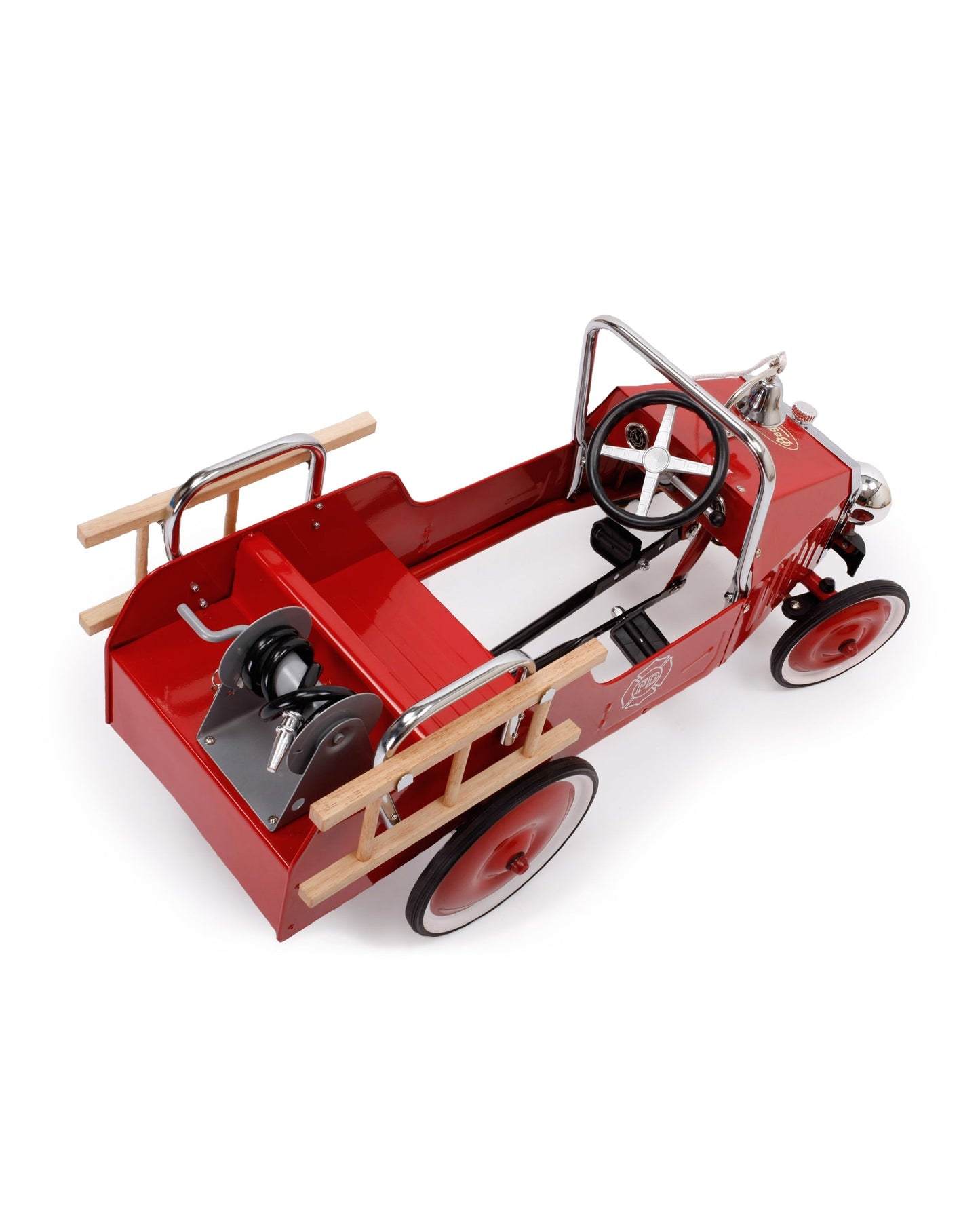 Ride-On Fireman Pedal Car Red