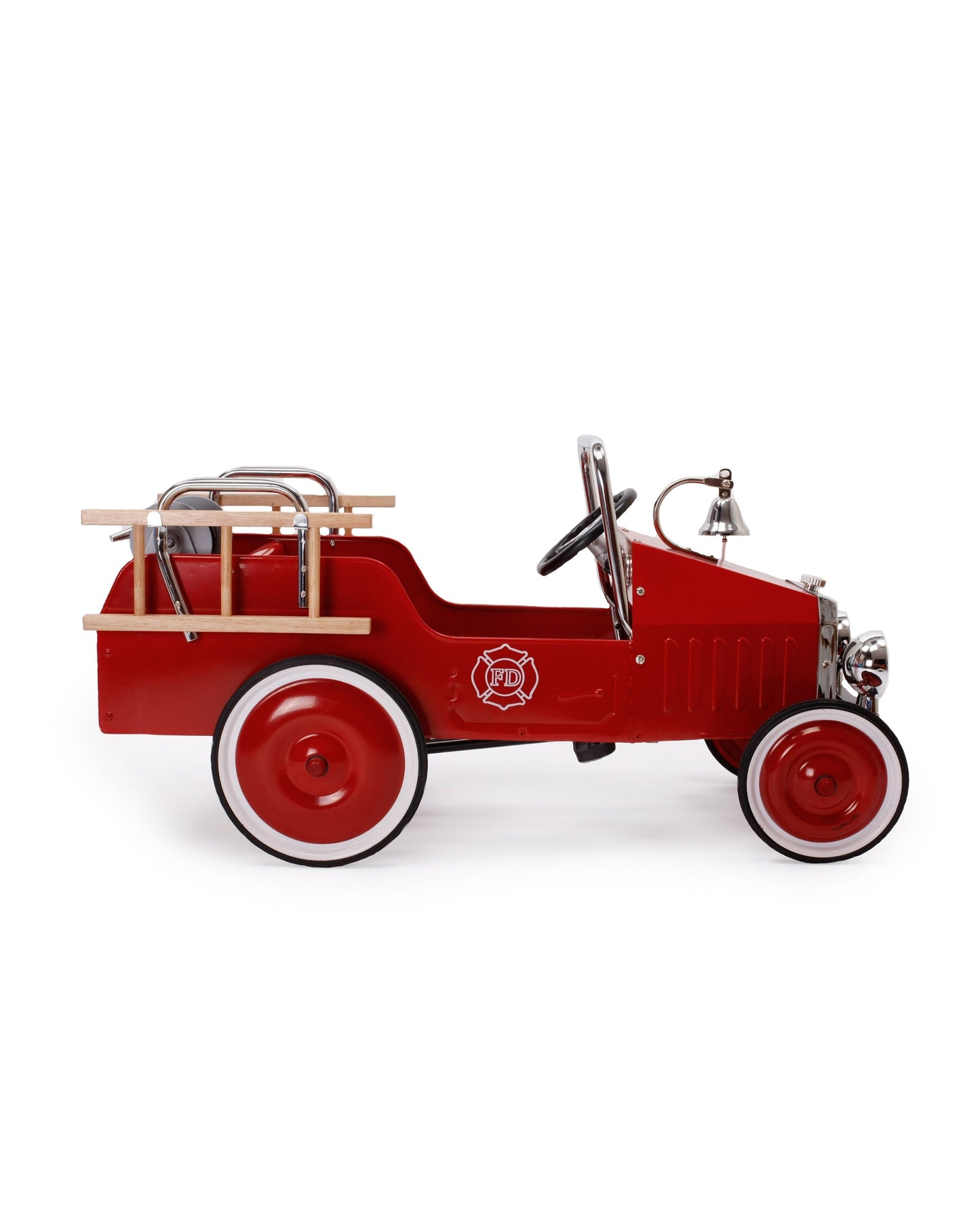 Ride-On Fireman Pedal Car Red