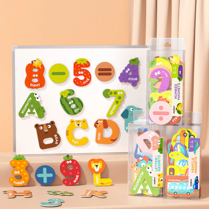 Uppercase & Lowercase Letter Magnets 52 Pieces