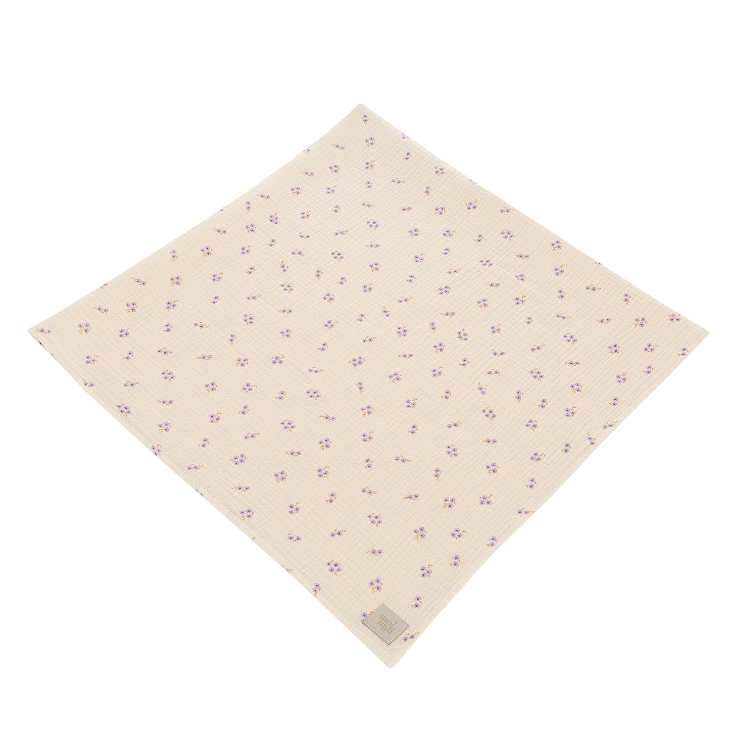 Muslin "Purple forget-me-not" Baby Swaddle Blanket