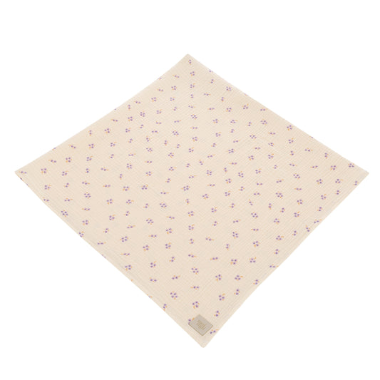 Muslin "Purple forget-me-not" Baby Swaddle Blanket