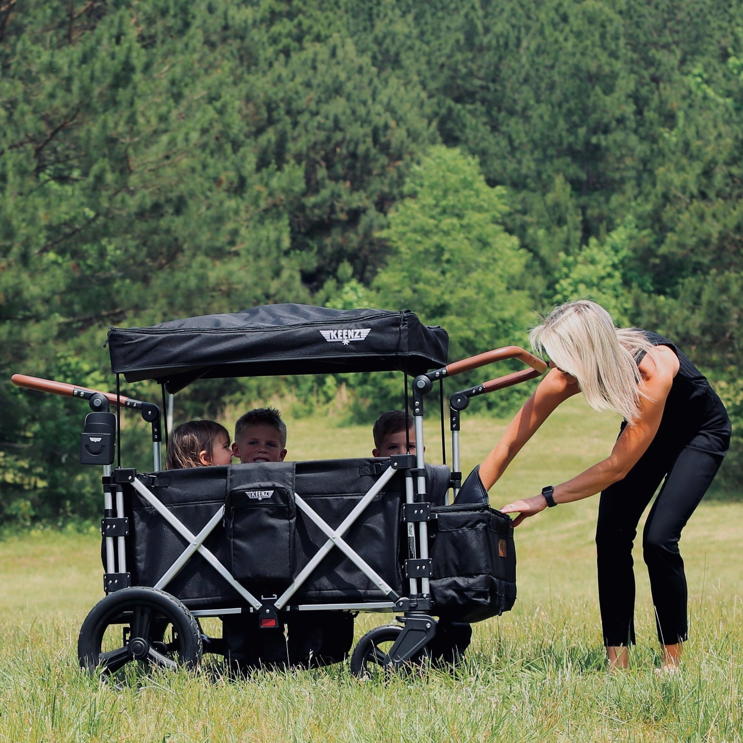 Keenz 7S+ - Ultimate Adventure Stroller Wagon - 4 Passenger