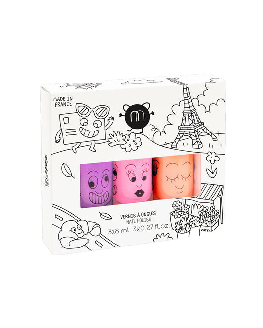 Nailpolish for Kids Set of 3 LAS PARIS