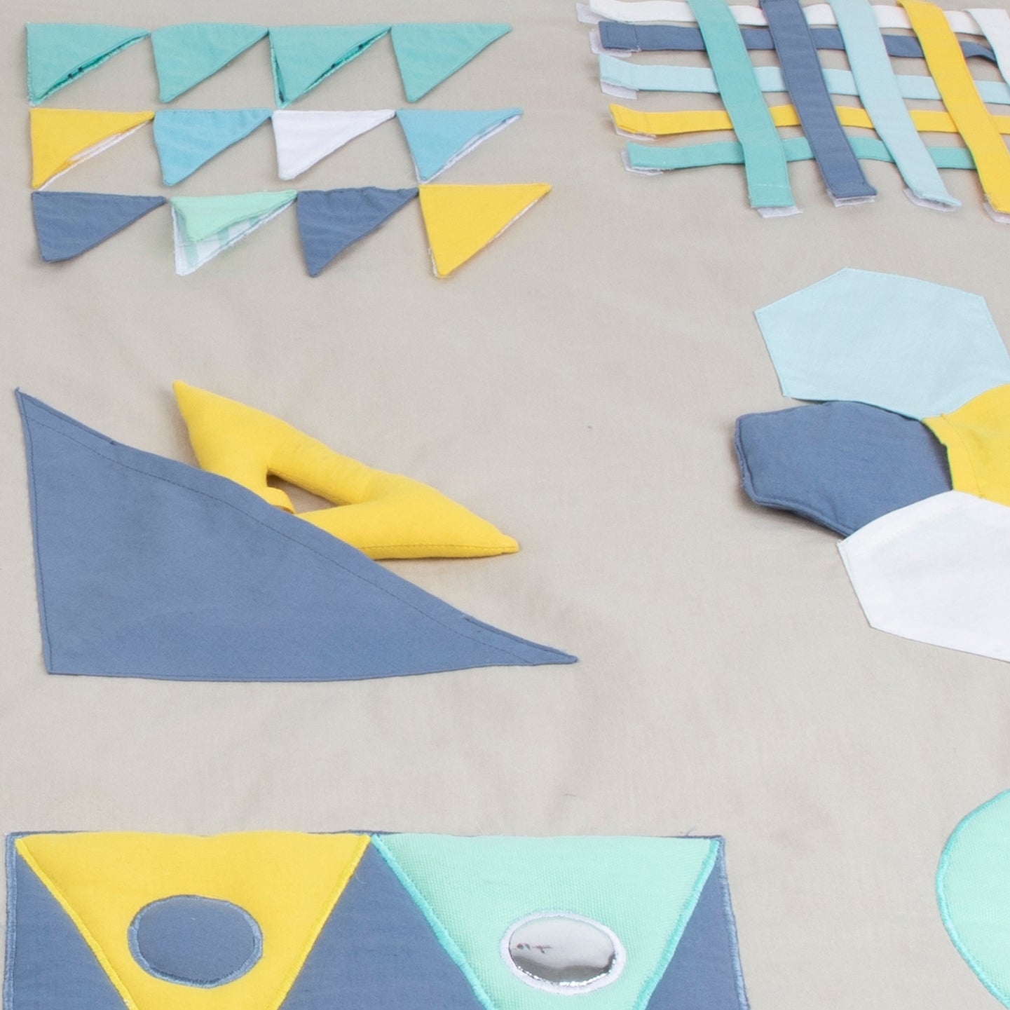 Shapes baby play mat