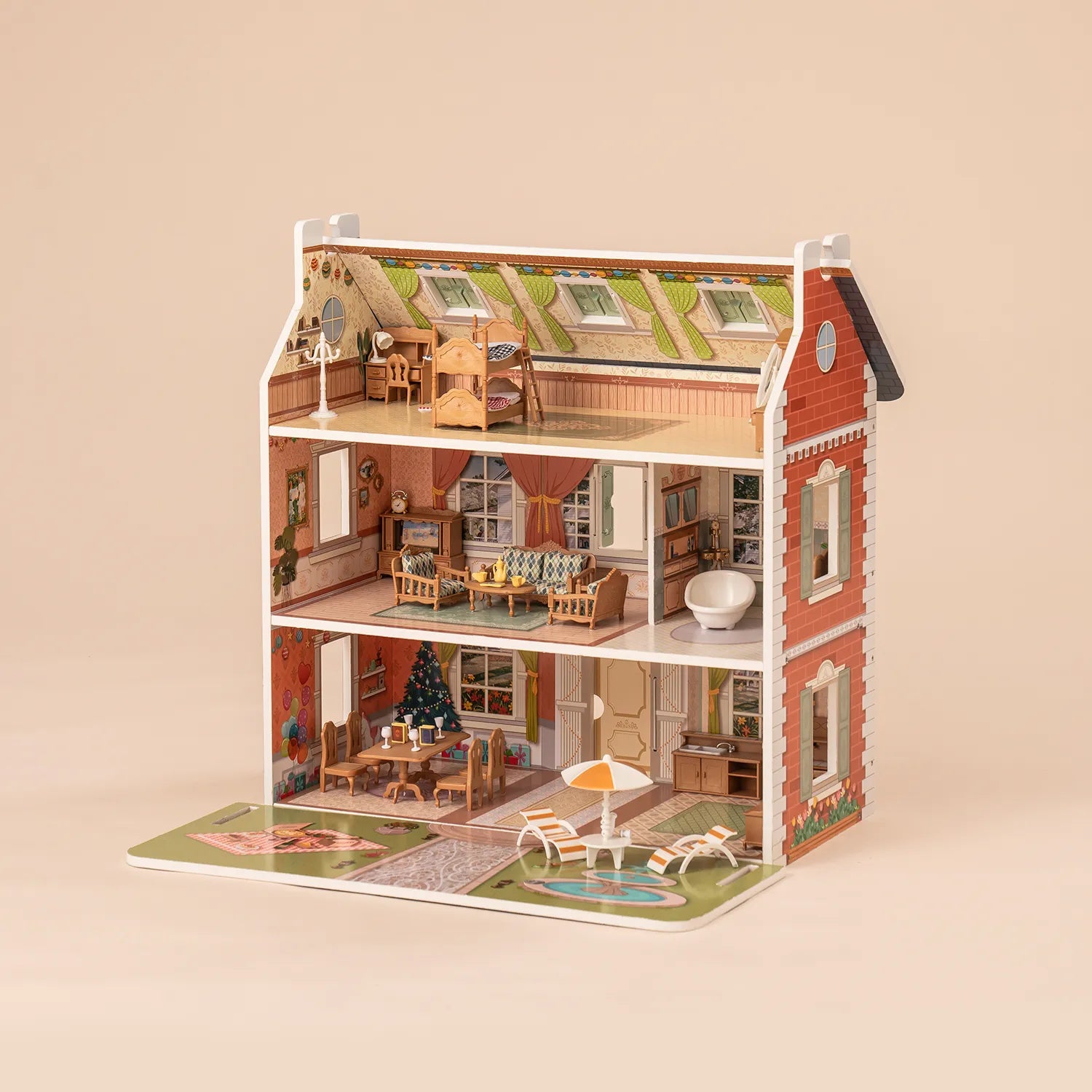 3-in-1 Doll House - Oliver Ruffus