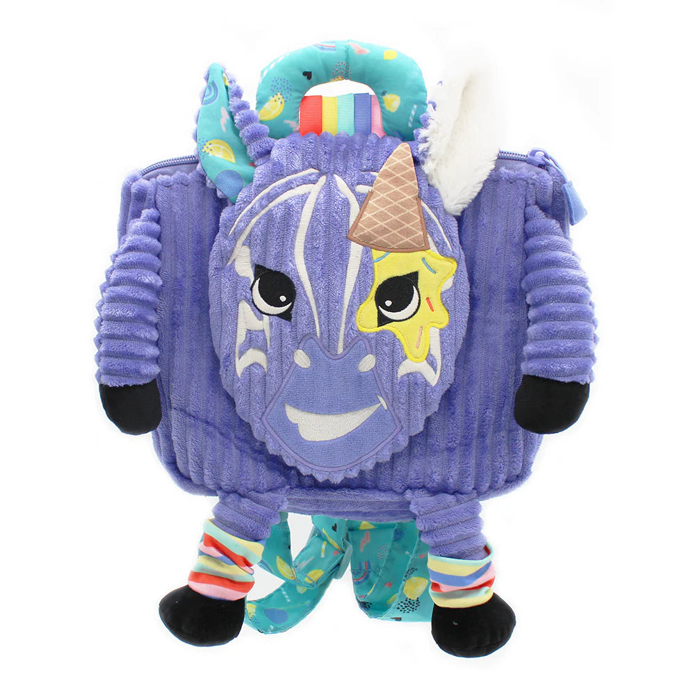 Corduroy Backpack Kiprokos the Zebra