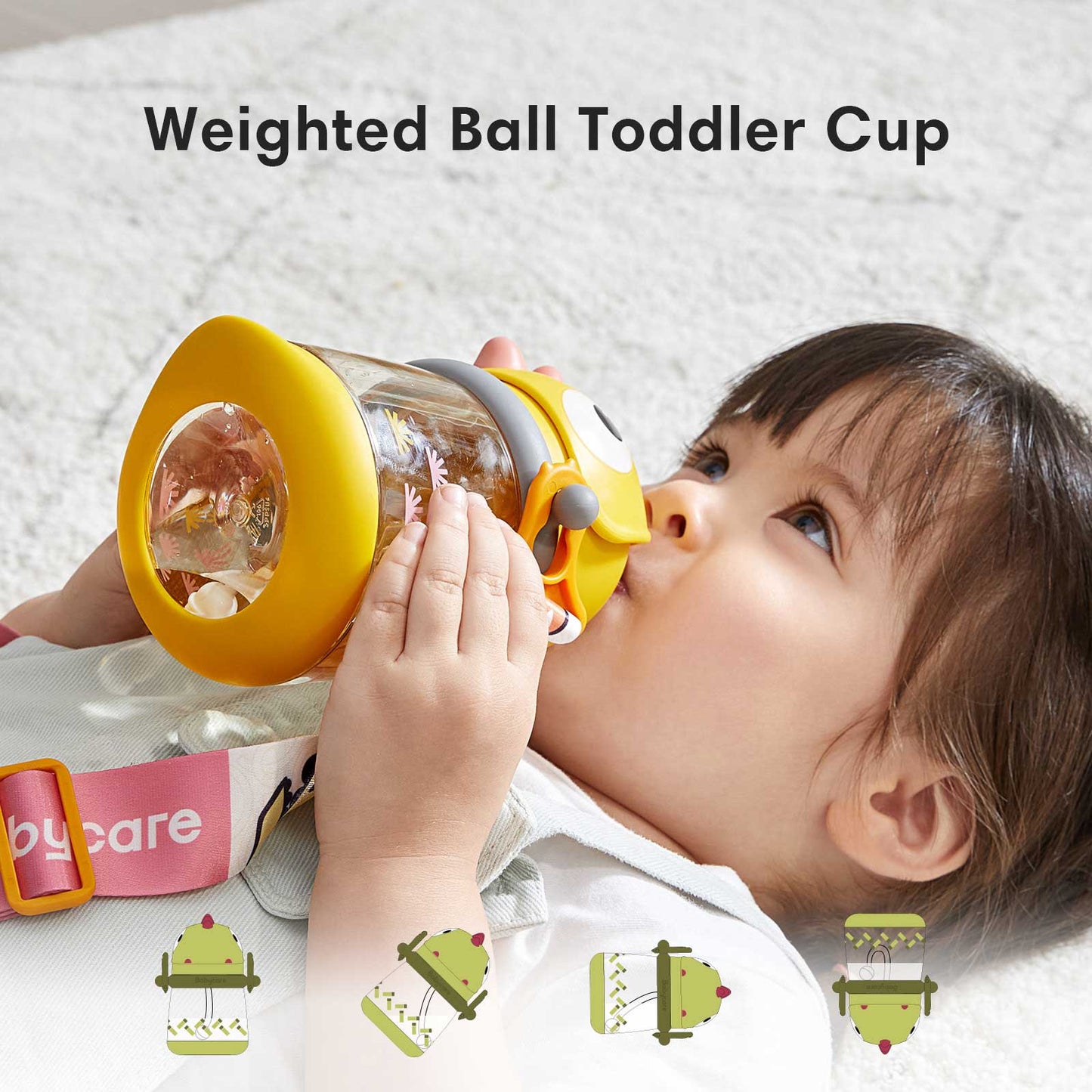 Dinosaur Weighted Straw Sippy Cup