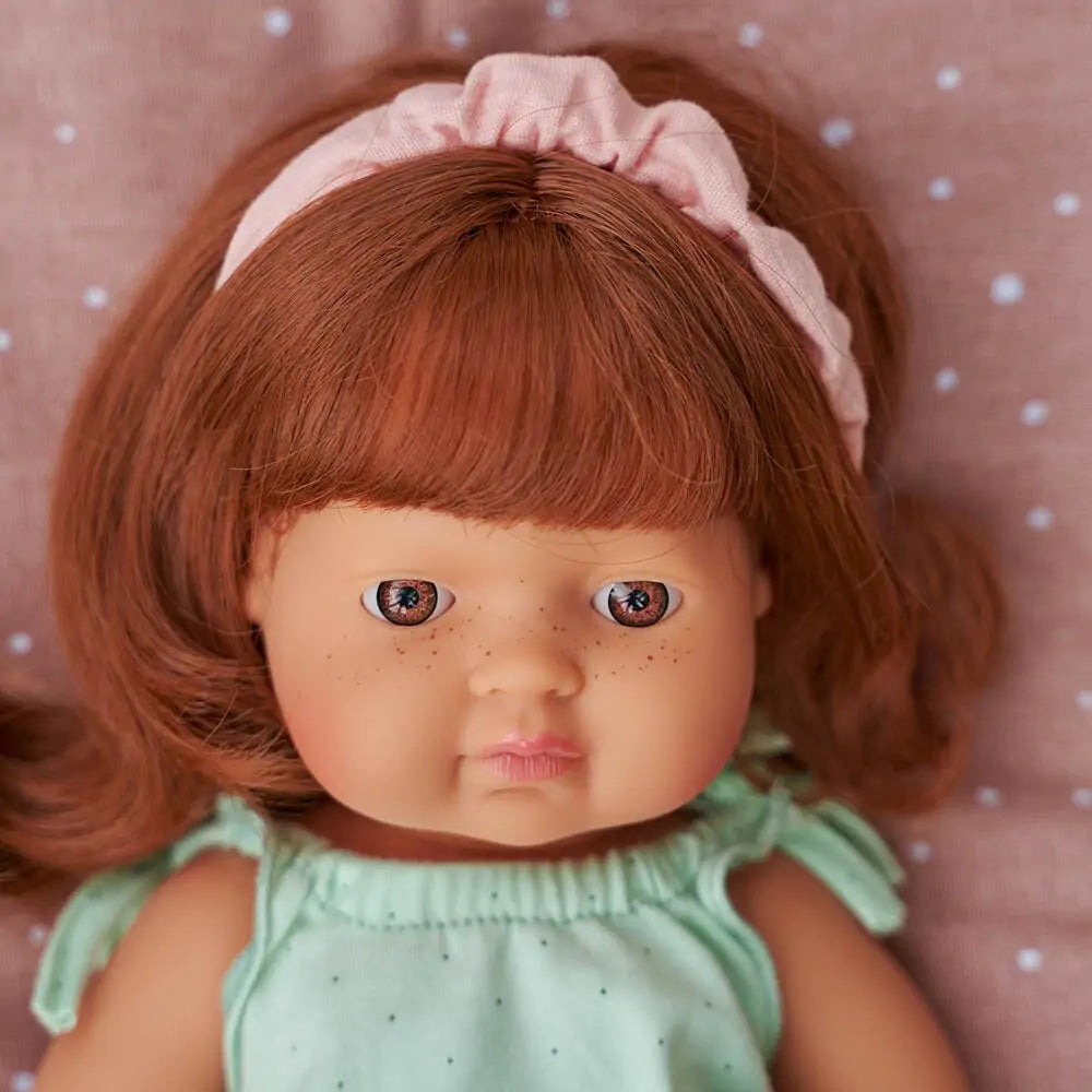 Baby Doll Redhead Girl 15"