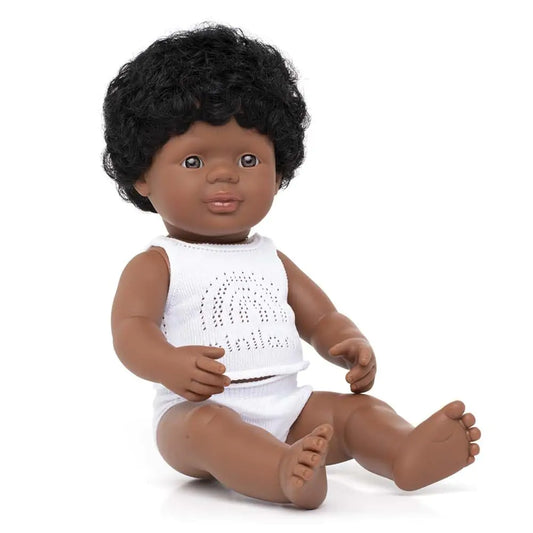 Baby Doll African-American boy 15"