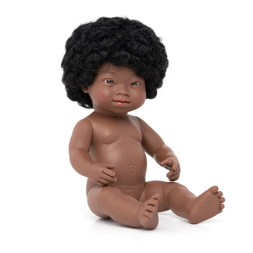 Baby Doll African Girl with Down Syndrome 15"