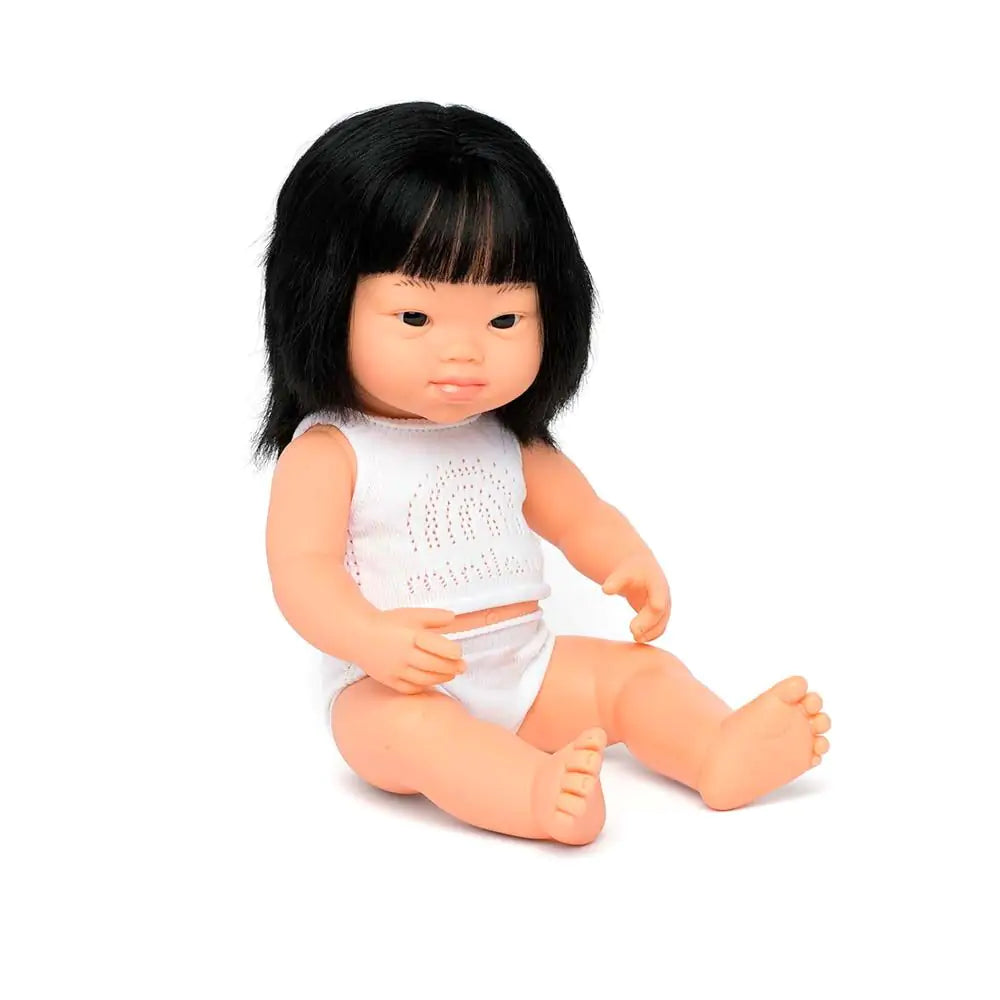 Baby doll asian girl with Down Syndrome 15"