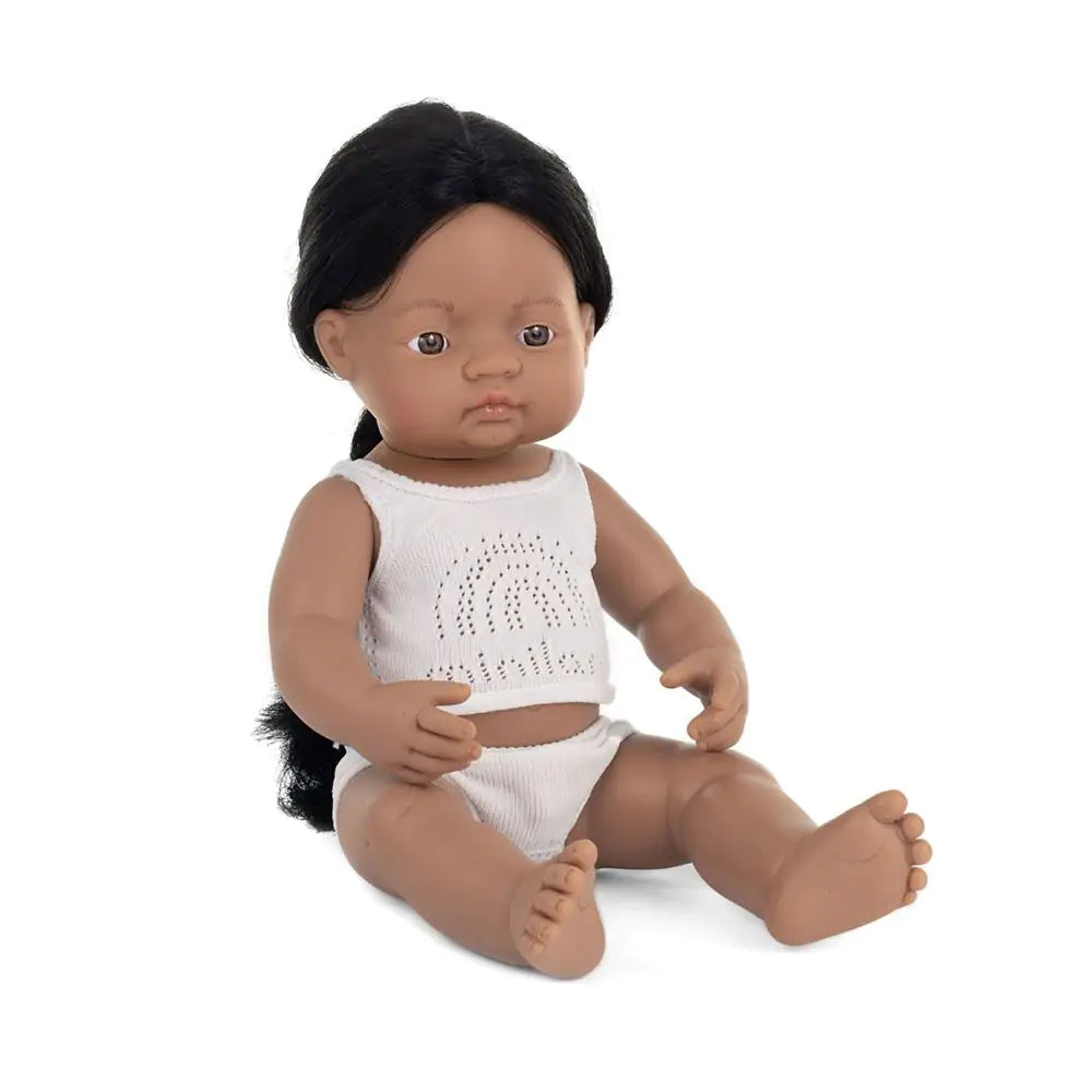 Baby Doll Native American Boy 15"