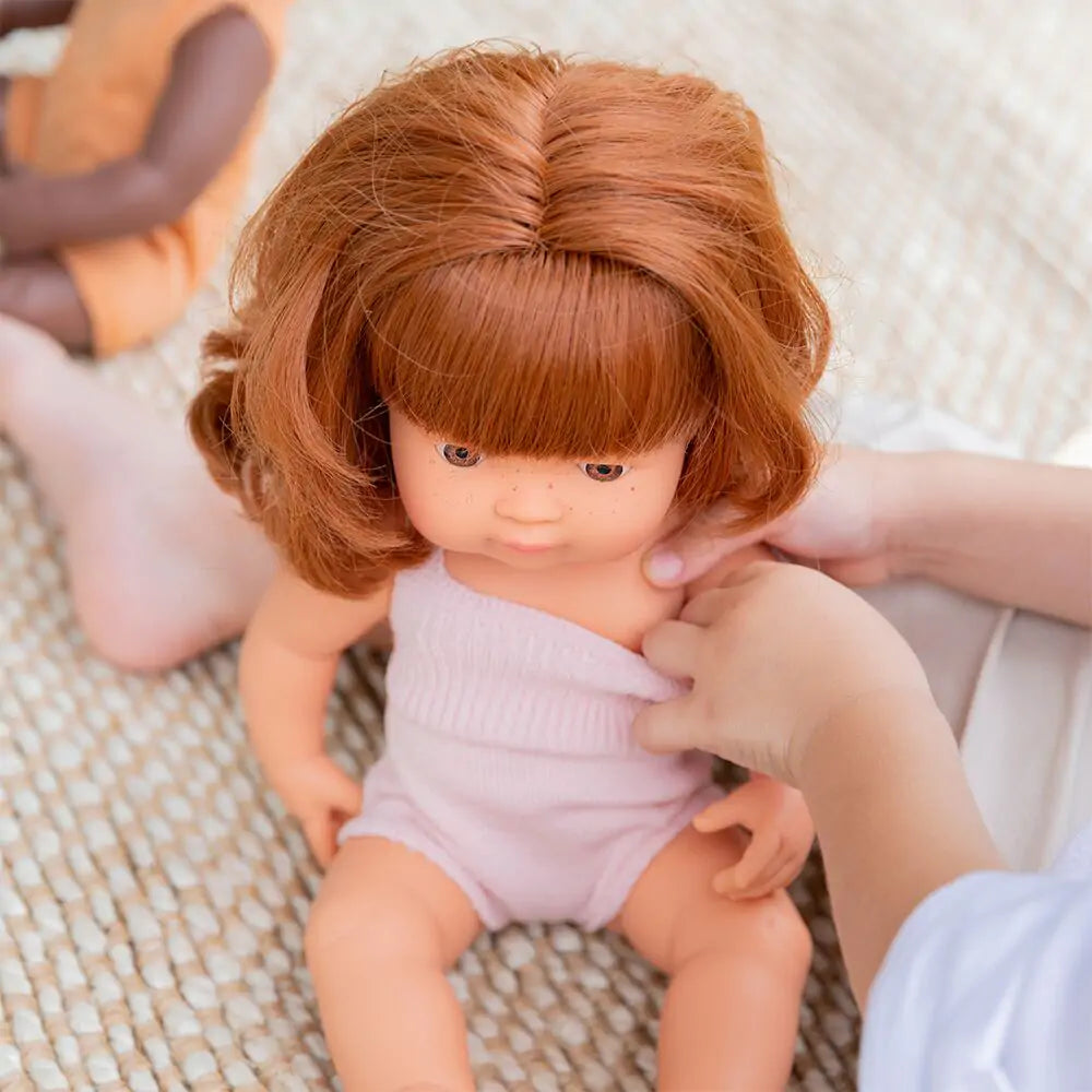 Baby Doll Redhead Girl 15" Colourful Edition