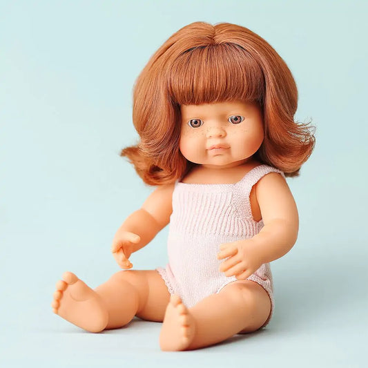 Baby Doll Redhead Girl 15" Colourful Edition