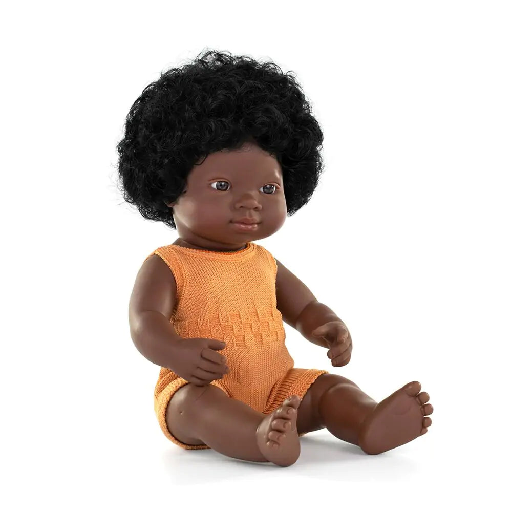 Baby Doll African Girl 15" Colourful Edition