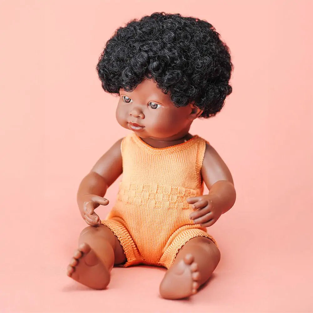 Baby Doll African Girl 15" Colourful Edition