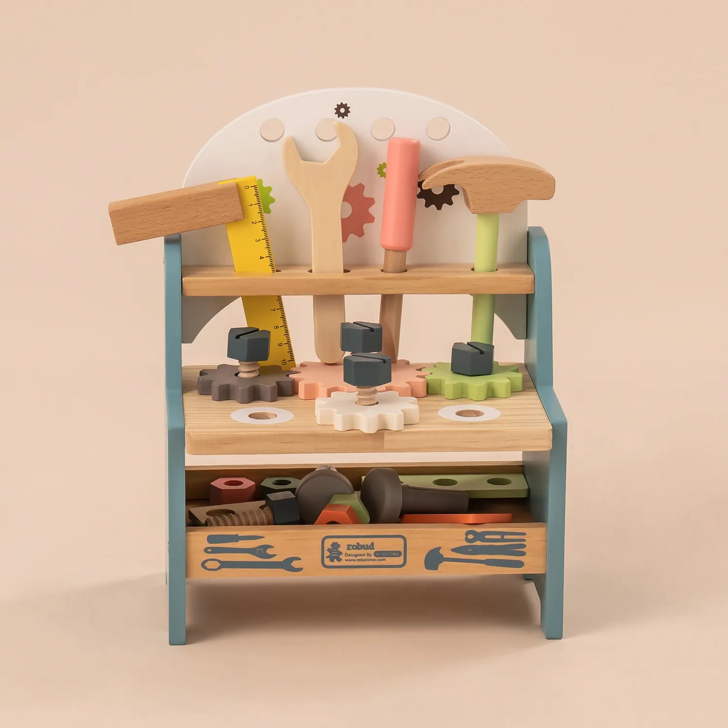 Mini Wooden Play Tool Workbench - Oliver Ruffus