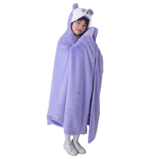 Panda Sensory Weighted Stuffed Animal Robe Hoodie Blanket